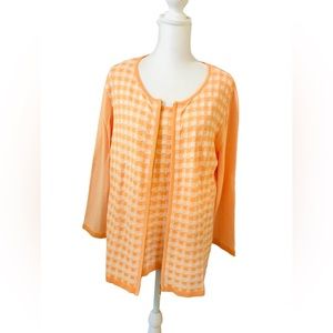 2 Pc Jones New York Sz XL Jacket and tank